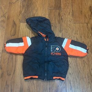 Vintage Philadelphia Flyers Toddler Puffer Jacket – 12M